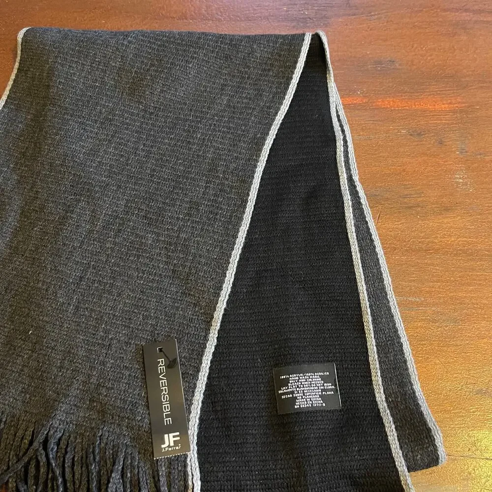 NWT J.FERRAR Reversible Men's Scarf